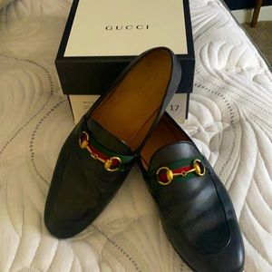 9.5 men’s Gucci Agnello Plonge Horsebit Loafers